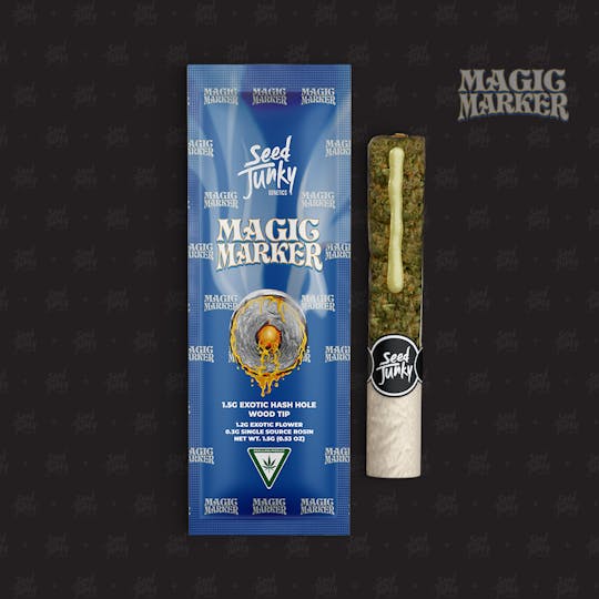 Seed Junky - Magic Marker Hash Hole 1.5G Pre-roll - 1