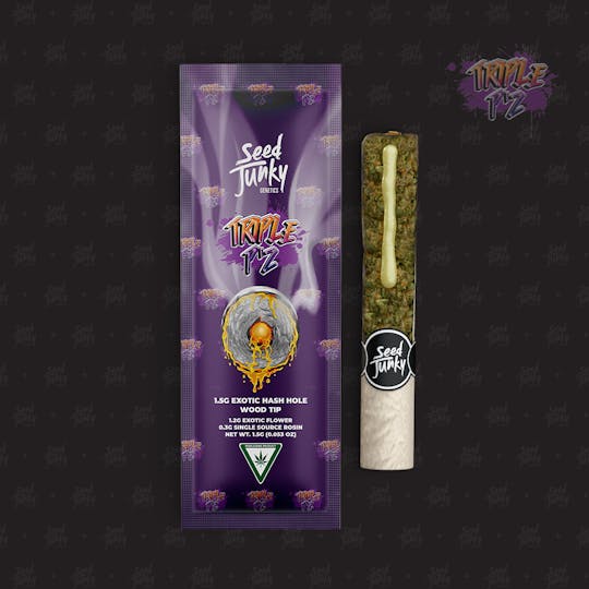 Seed Junky - Triple P'z Hash Hole 1.5G Pre-roll - 1