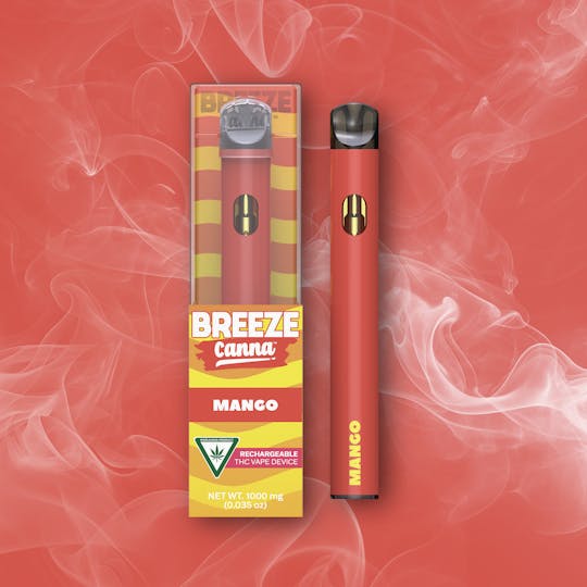 Breeze Canna - Mango - Classic 1g PLUS Vape Device — BREEZE Canna - 1
