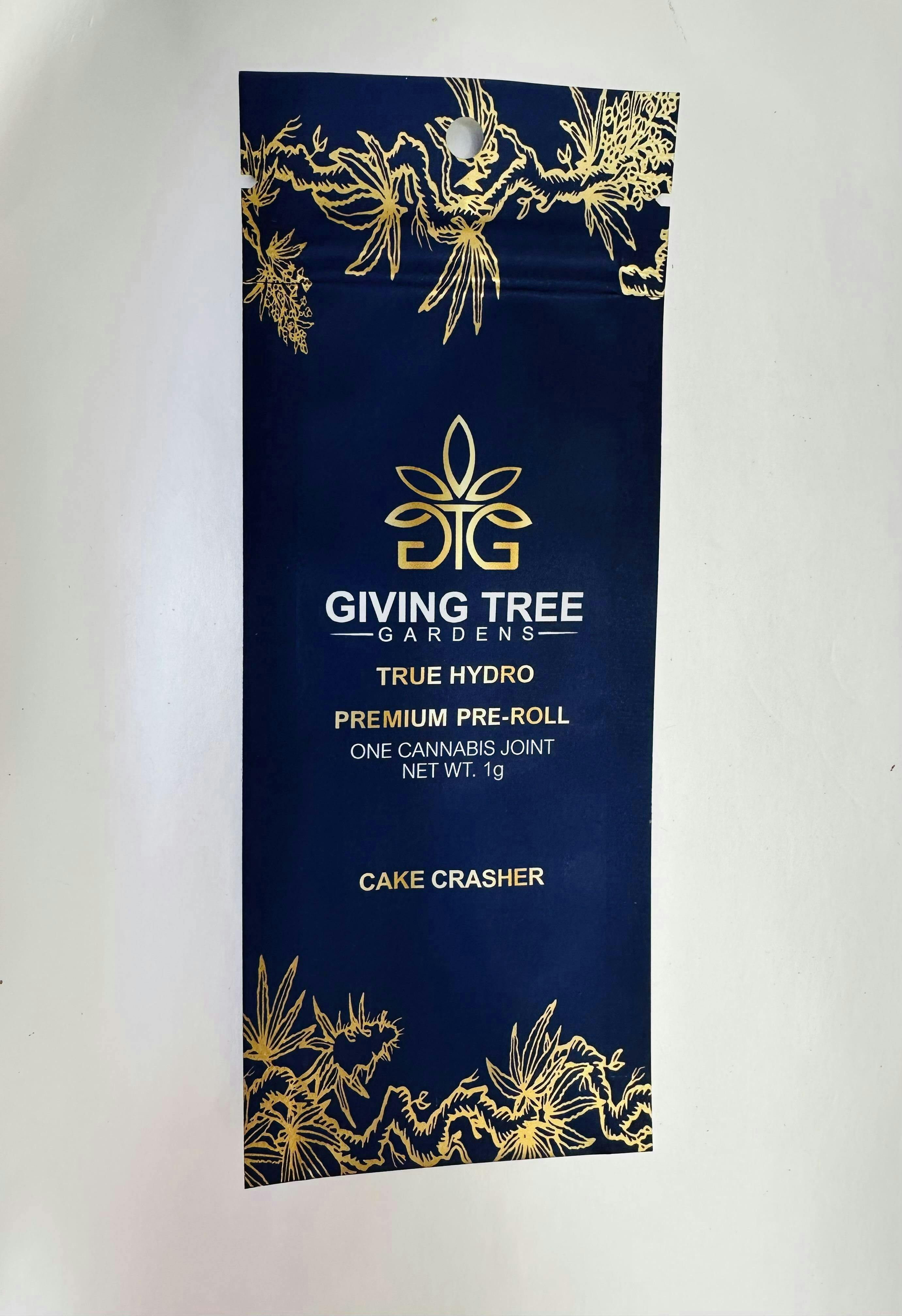 Giving Tree Gardens - Cake Crasher - 1g Pre-Roll - 1