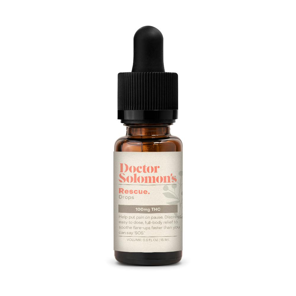 Doctor Solomon's - Doctor Solomon's | Rescue Drops - THC Rich | (15mL) | 100mg THC - 1