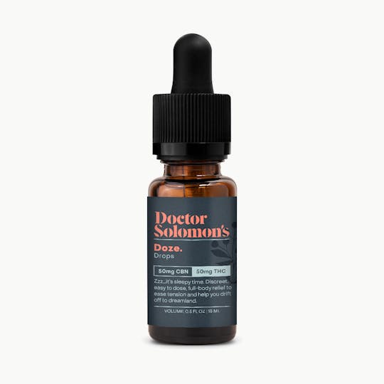 Doctor Solomon's - Doctor Solomon's | Doze Drops - 1:1 | (15mL) | 50mg CBN:50mg THC - 1