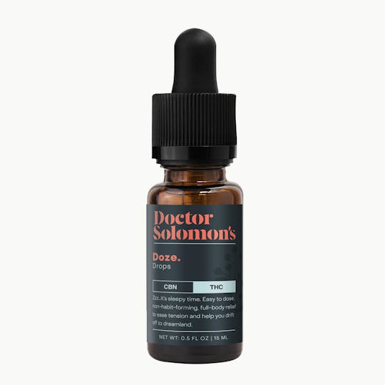 Doctor Solomon's - Doctor Solomon's | Unwind Drops- CBD Rich | (15mL) | 475mg CBD:25mg THC - 1