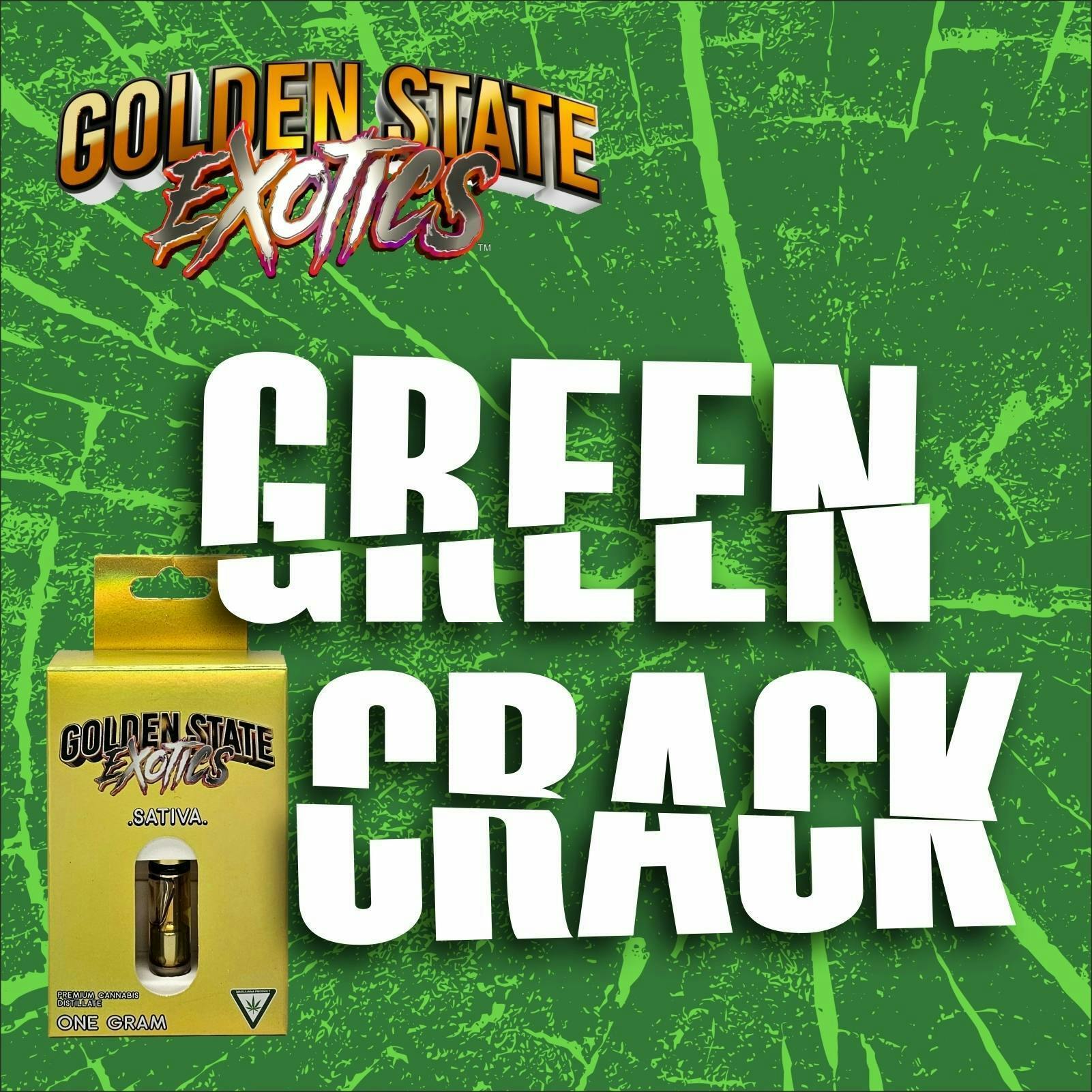 Golden State Exotics - Green Crack 1g Cartridge - 1