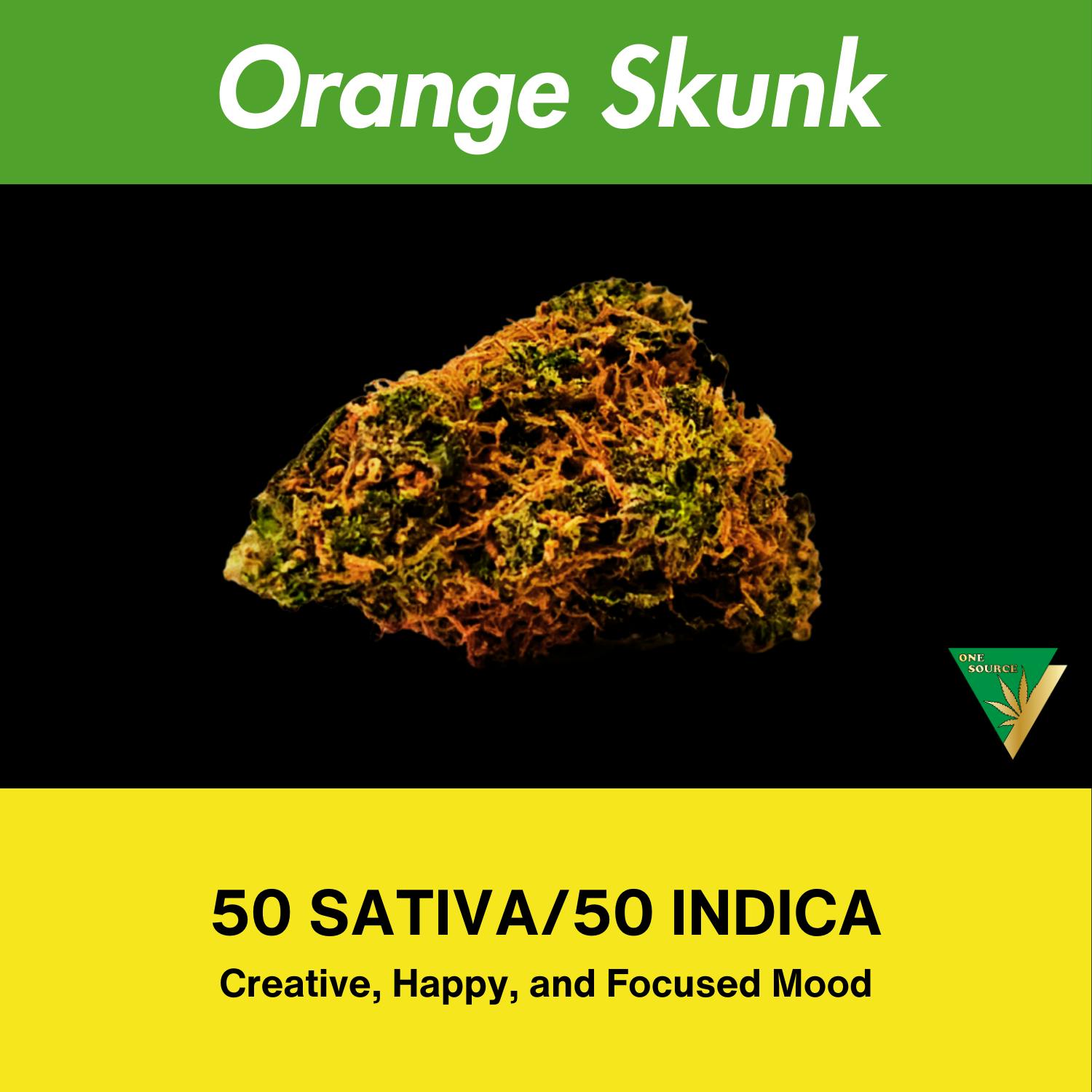 One Source Products - ORANGE SKUNK – 7 GRAM GRINDER READY BUDS PACKAGE - 1