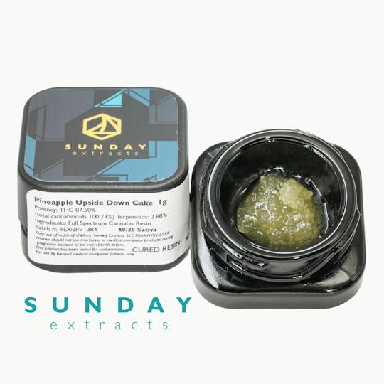 Sunday Extracts - 1g Concentrate Pineapple Upside Down Cake - 1