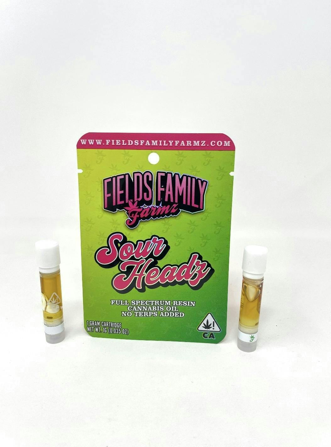 Fields Family Farmz - Sour Headz 1g Full Spectrum Resin Cartridge - 1