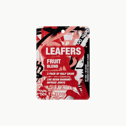 Leafers - Leafers Fruit Blend Diamond-Infused 3-Pack of .5g Joints - 1