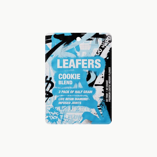 Leafers - Leafers Cookie Blend Diamond-Infused 3-Pack of .5g Joints - 1