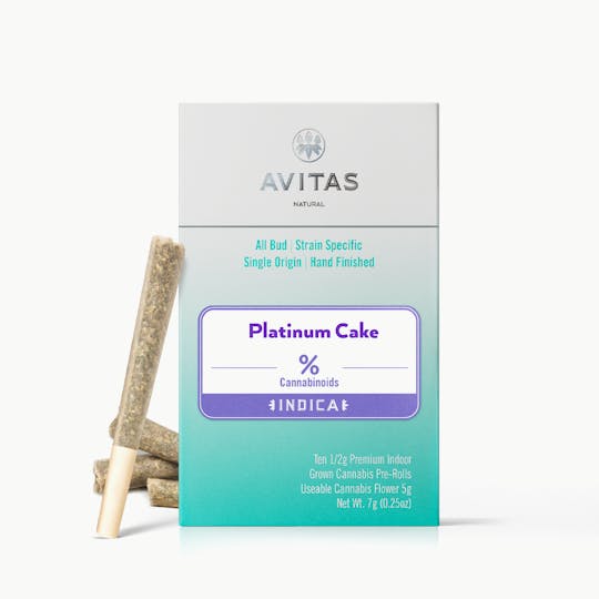 Avitas - Platinum Cake 10pk Pre-Roll 5g - 1