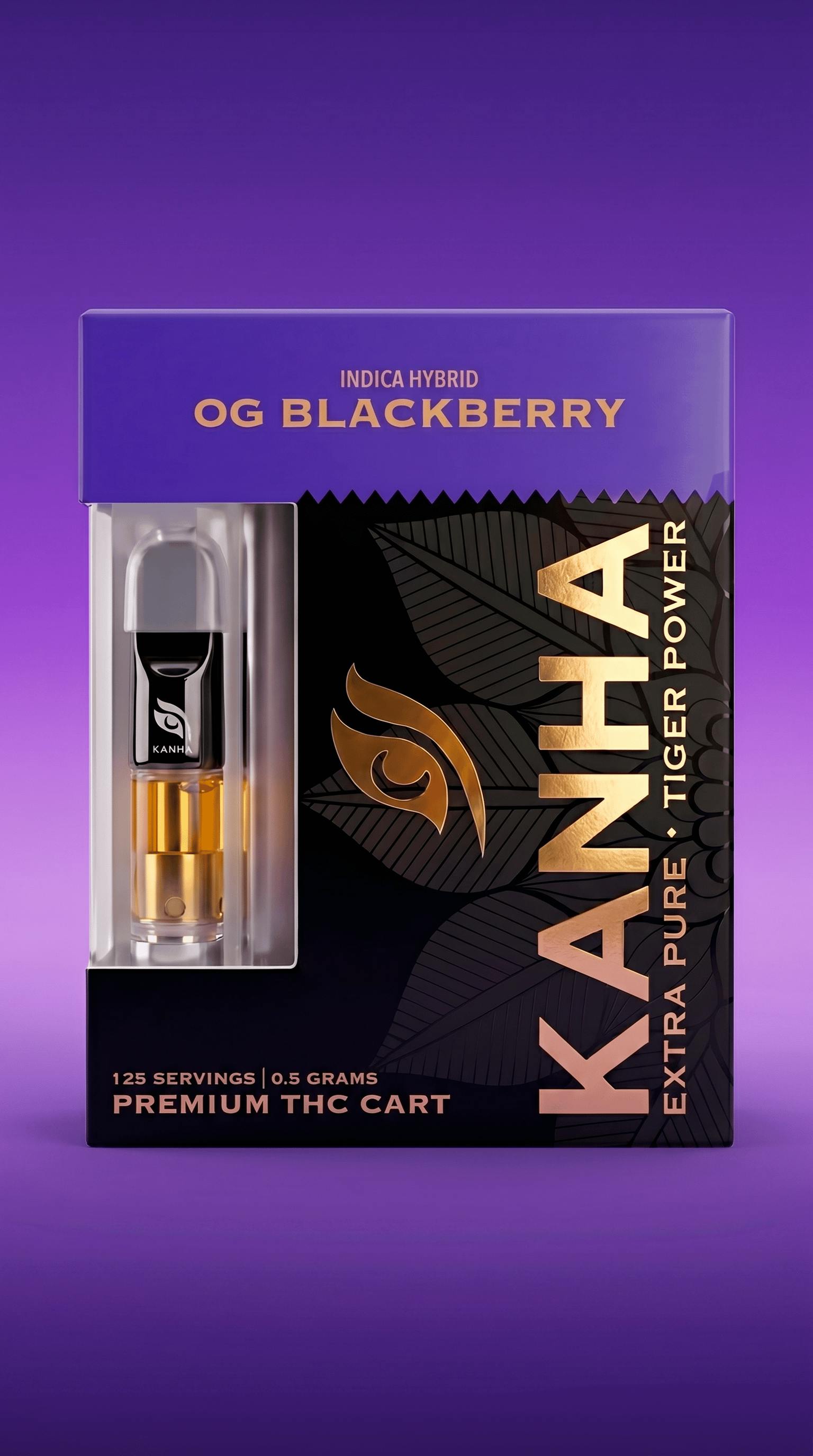 KANHA - OG Blackberry | 0.5g Vape Cartridge - 1