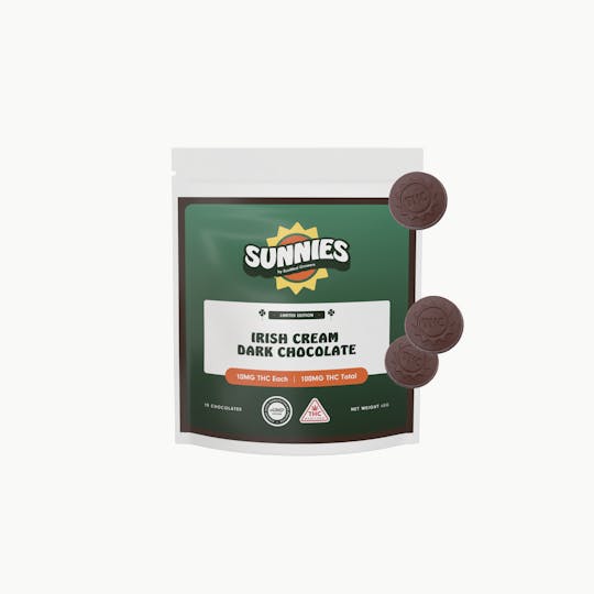 SunMed Growers - Irish Cream Dark Chocolate Edible 100mg - 1