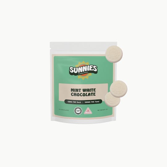 SunMed Growers - Mint White Chocolate Edible 100mg - 1