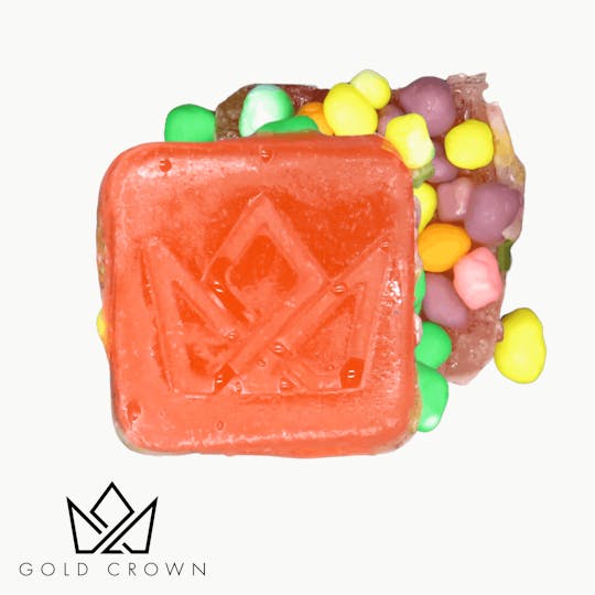 Gold Crown - Live Resin Coated Gummies 25mg (200mg)- Watermelon Punch - 1