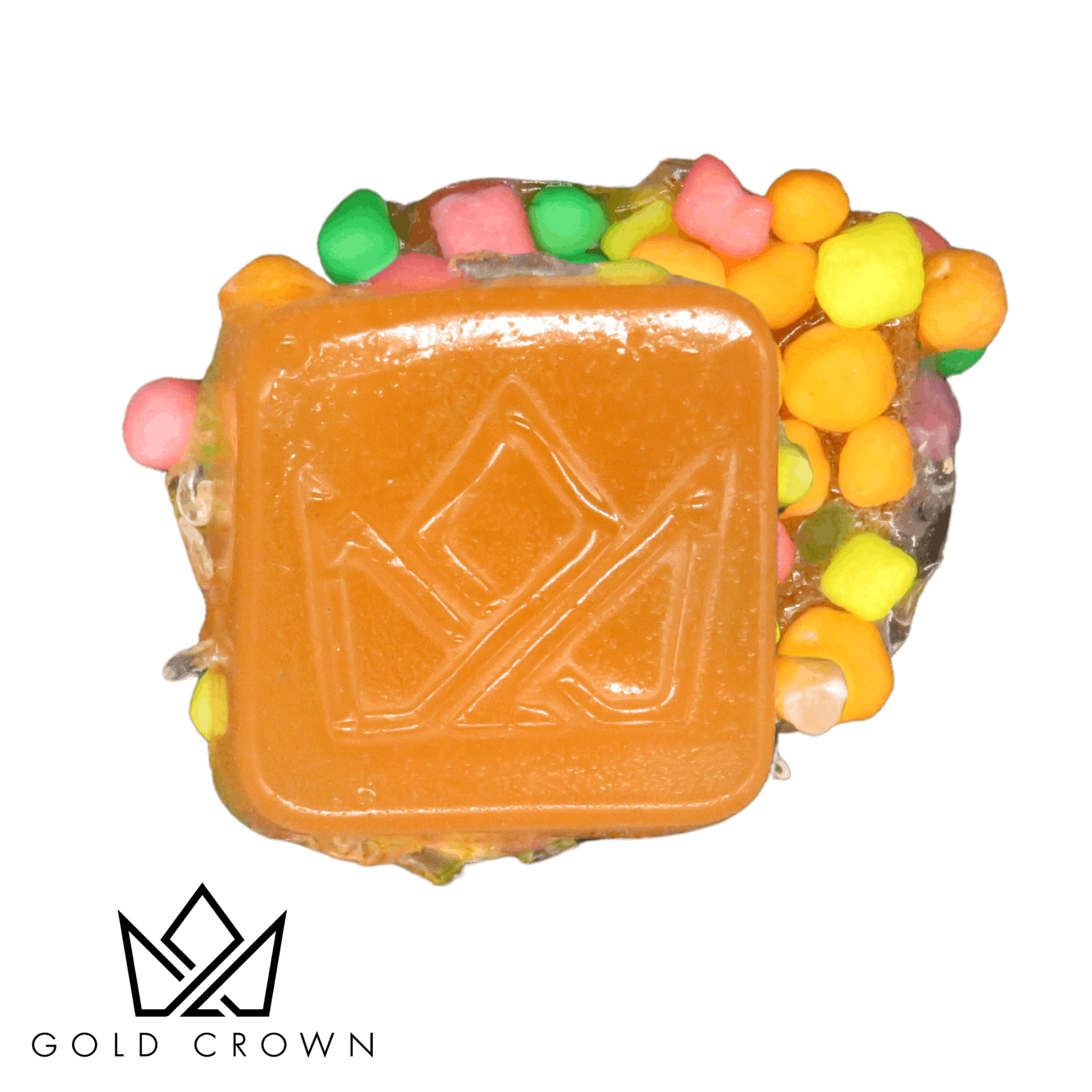 Gold Crown - Gold Crown | Crown Jewels | Cotton Candy Gummies | 200mg | 8ct | 25mg/ea - 1