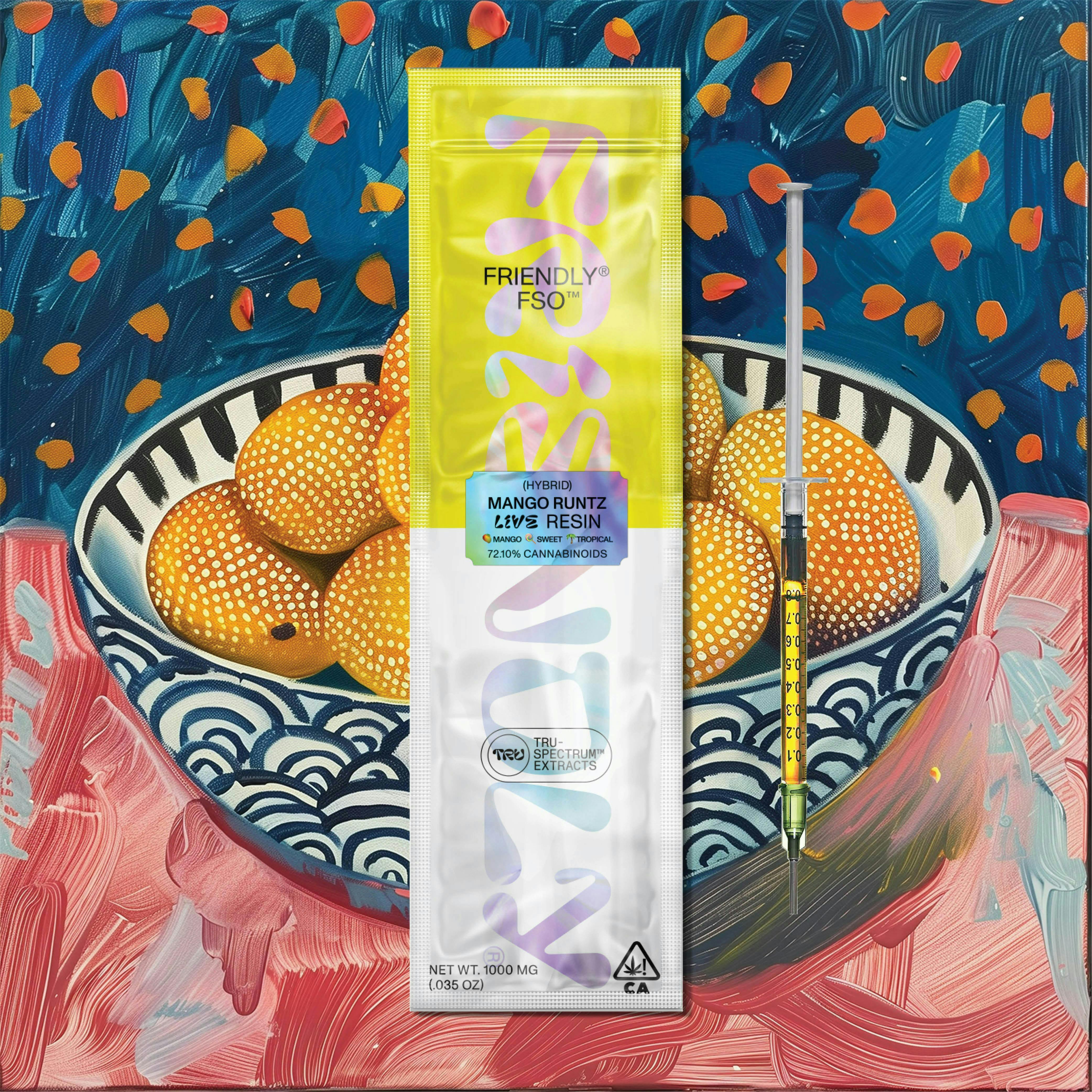Friendly Brand - Friendly Brand | Live Resin Applicator | Mango Runtz | Extract Oils | - 1