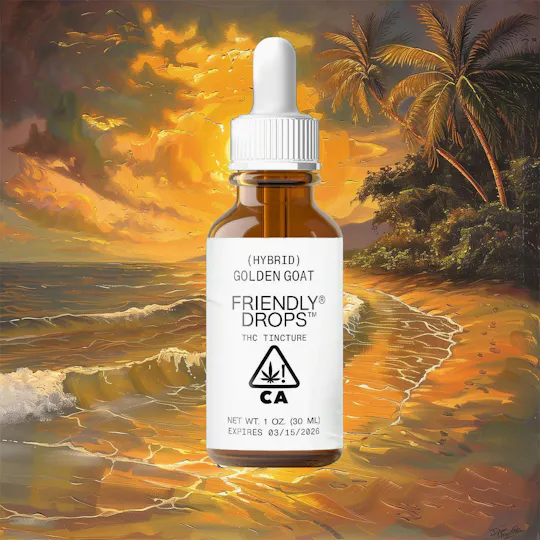 Friendly Brand - Friendly Brand | Friendly Drops | Golden Goat | Tinctures | 1000mg | 30ml - 1