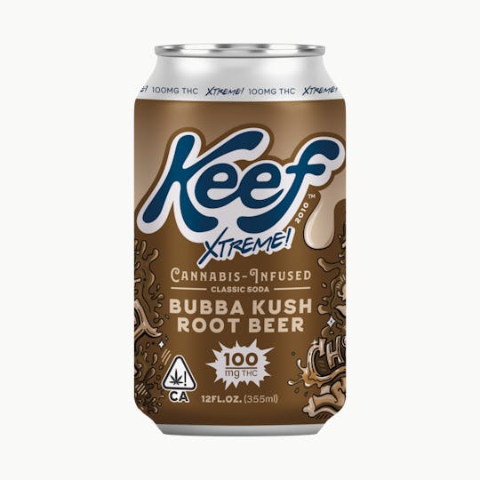 Keef Brands - Keef Classic Soda Bubba Kush Root Beer Xtreme - 100mg - 1
