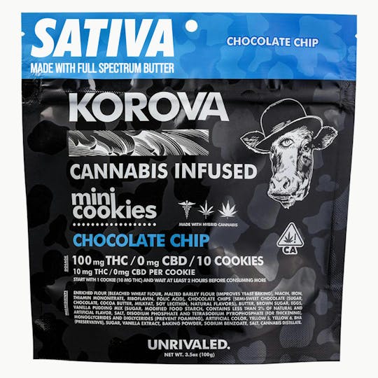 Korova - Sativa Chocolate Chip Mini Cookies - 1