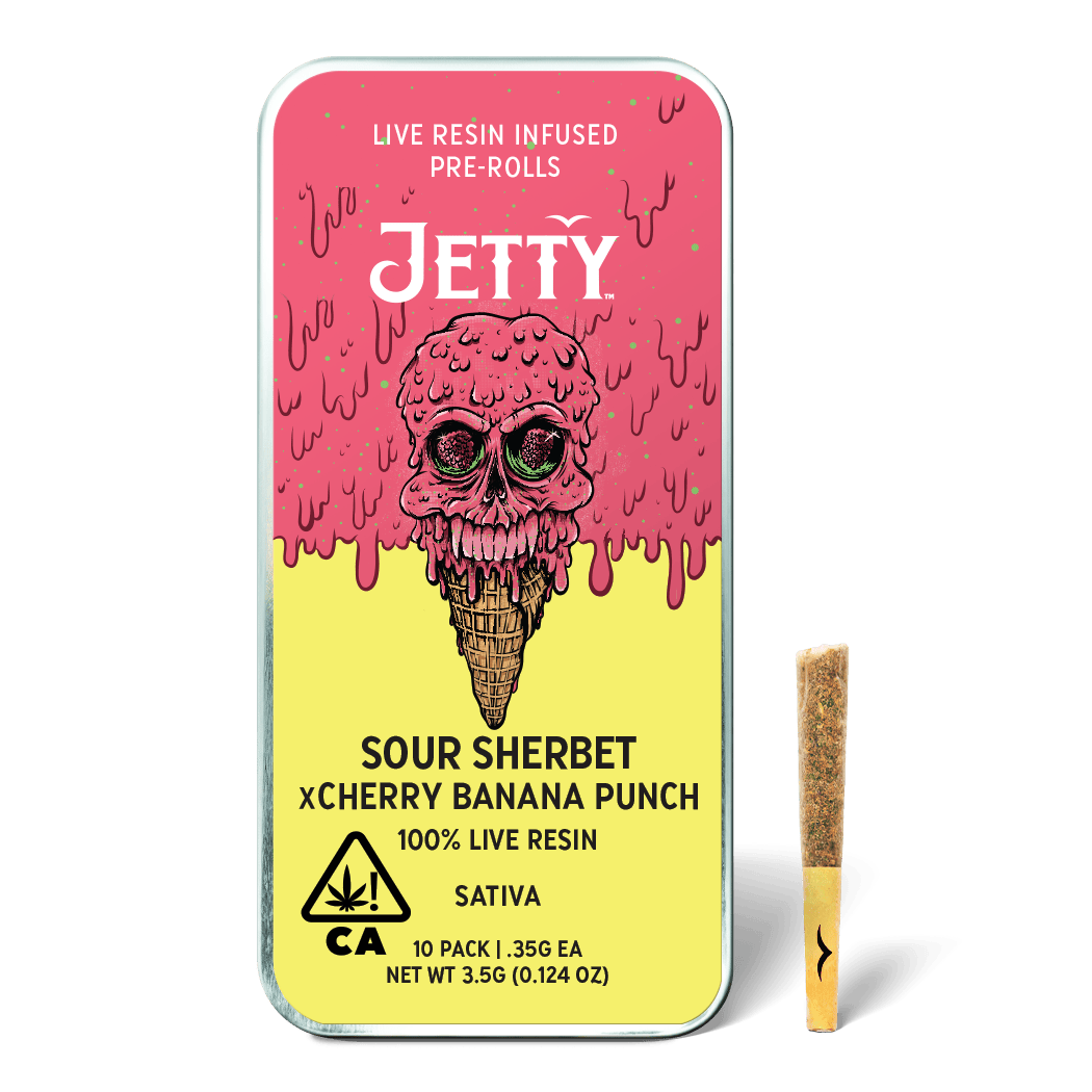 Jetty Extracts - Sour Sherbet x Cherry Banana Punch | Infused Minis | 0.35g each | 10pk - 1