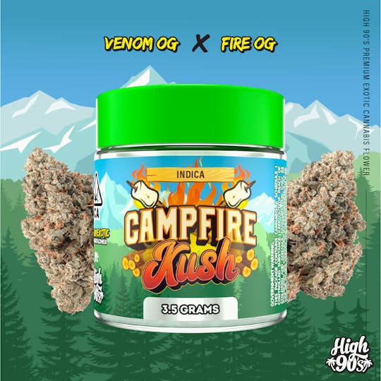 HIGH 90s - High 90s : Campfire Kush 3.5g Flower - 1