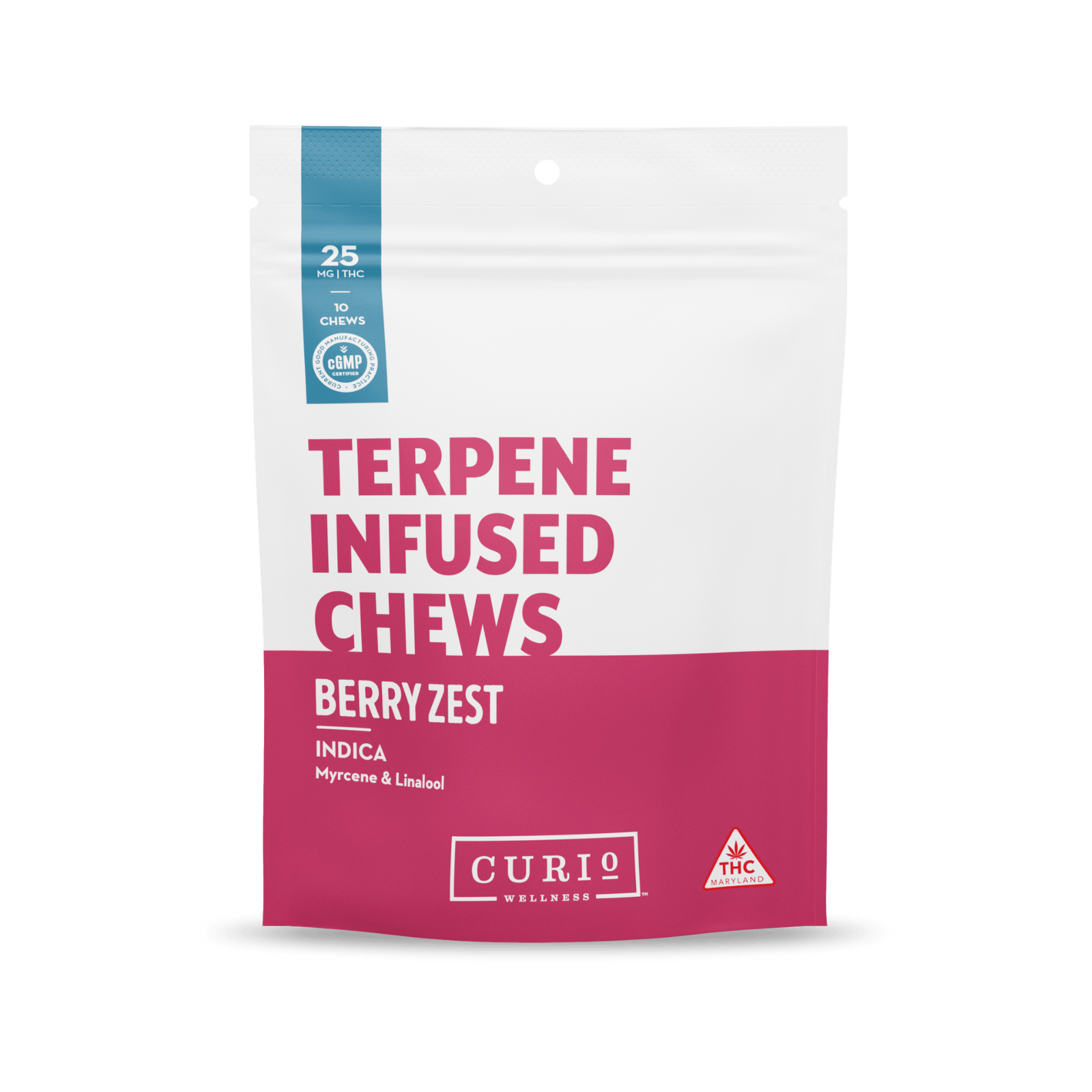 Curio Wellness - Missouri - Berry Zest Chews | 250mg | 10ct | 25mg/ea - 1