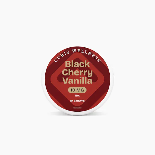 Curio Wellness - Missouri - Black Cherry Vanilla Chews | 100mg | 10ct | 10mg/ea - 1