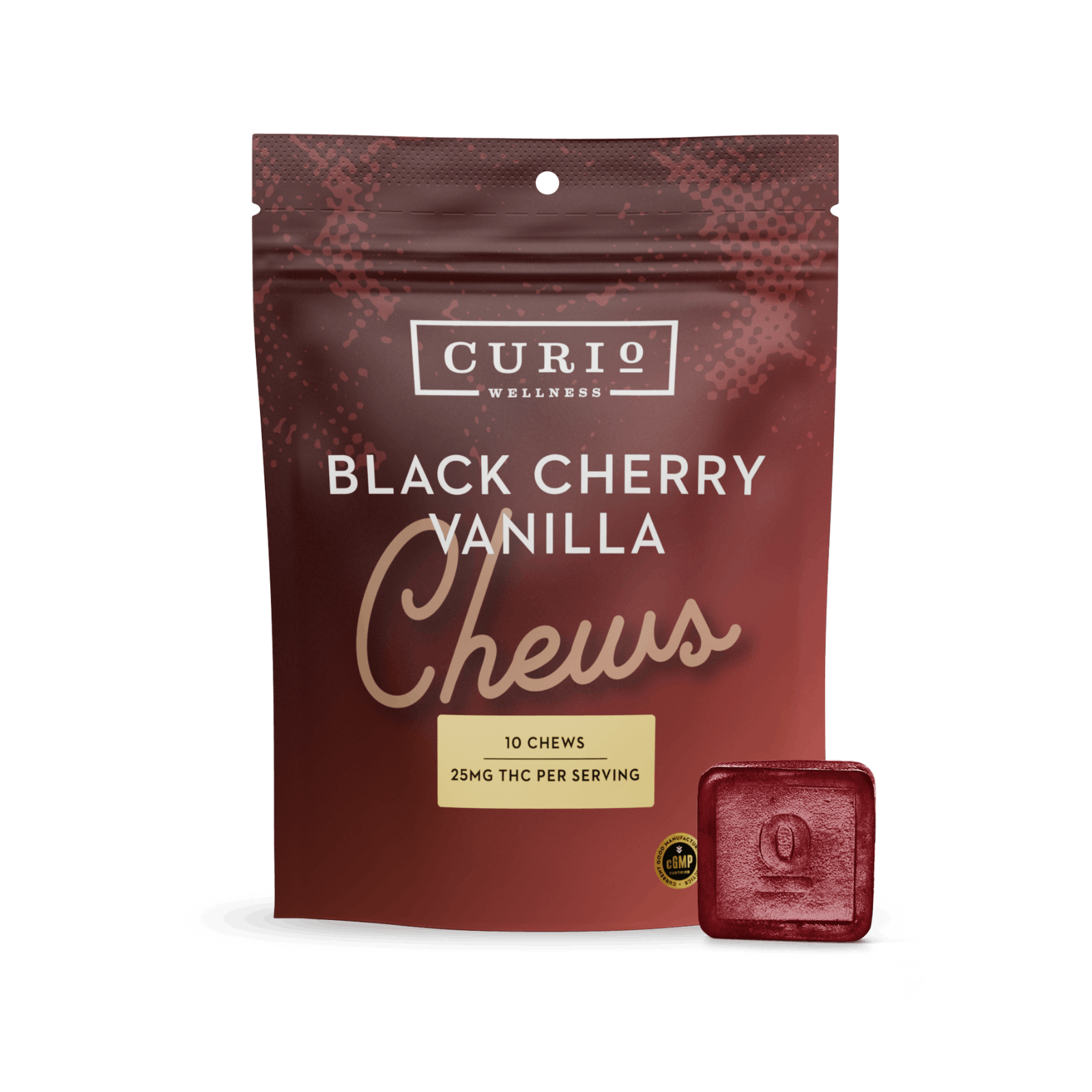 Curio Wellness - Missouri - Black Cherry Vanilla Chews | 250mg | 10ct | 25mg/ea - 1