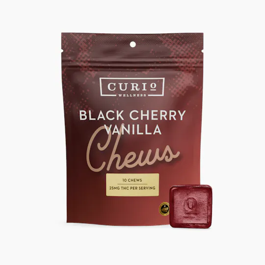 Curio Wellness - Missouri - Black Cherry Vanilla Chews | 250mg | 10ct | 25mg/ea - 1