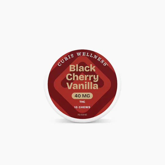 Curio Wellness - Missouri - Black Cherry Vanilla Chews | 400mg | 10ct | 40mg/ea - 1