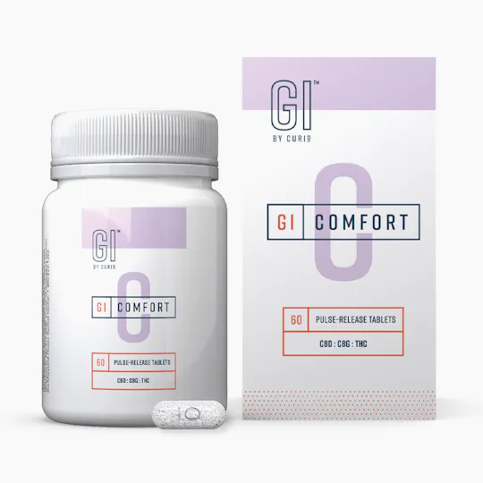 Curio Wellness - Missouri - GI | Comfort Tablets | 15:40:1 CBD:CBG:THC | 10mg | 60ct | 1g/ea - 1