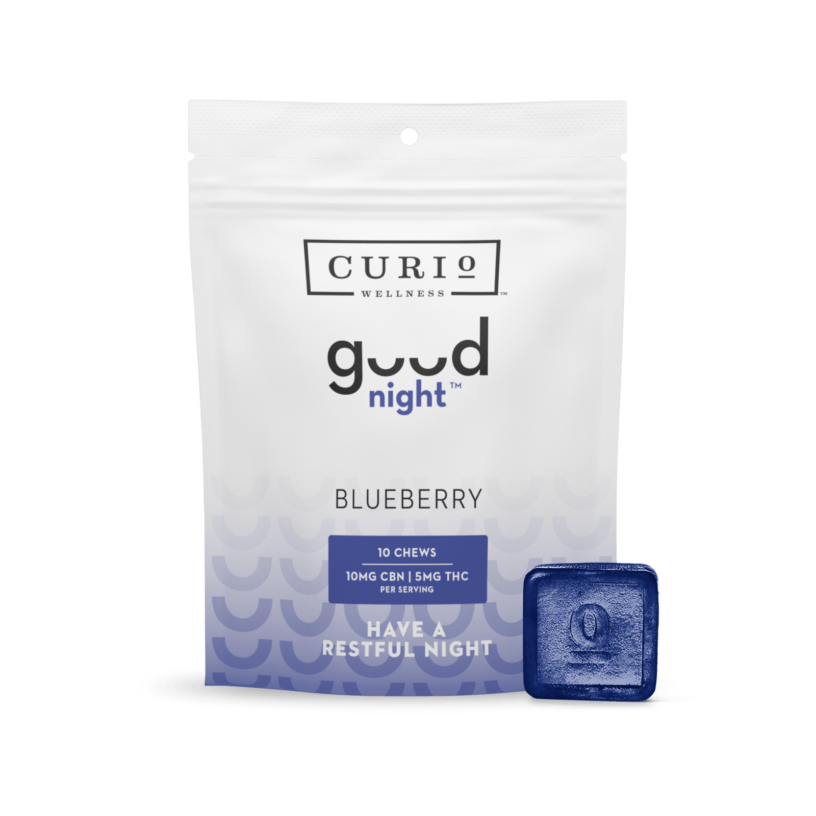 Curio Wellness - Missouri - Good Night: Blueberry Chews [10mg CBN : 5mg THC] - 1