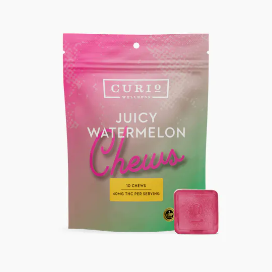 Curio Wellness - Missouri - Juicy Watermelon Chews | 1000mg | 10ct | 40mg/ea - 1