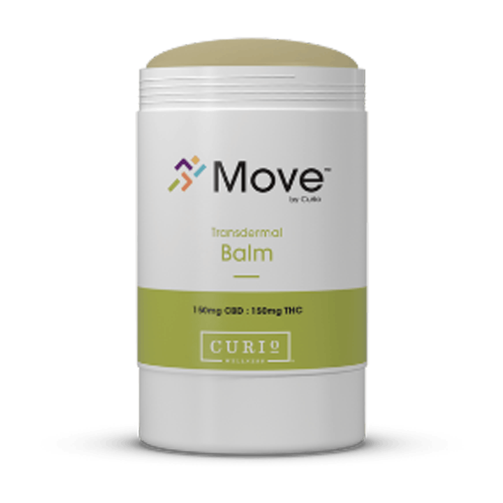 Curio Wellness - Missouri - MOVE | 150:150 Transdermal Balm | CBD:THC 150mg:150mg - 1