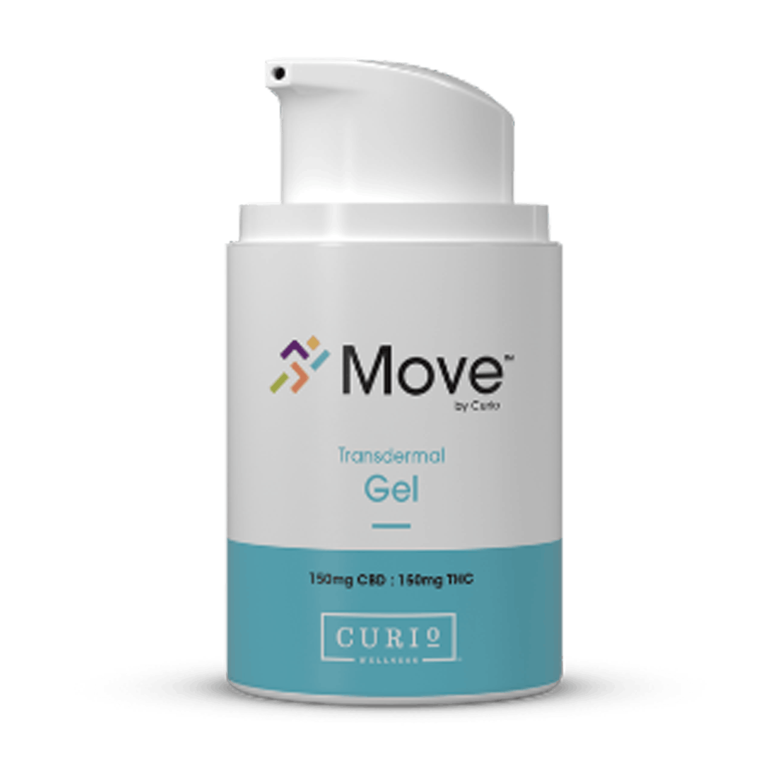 Curio Wellness - Missouri - MOVE | 150:150 Transdermal Gel | CBD:THC 150mg:150mg - 1