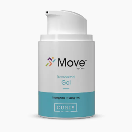 Curio Wellness - Missouri - MOVE | 150:150 Transdermal Gel | CBD:THC 150mg:150mg - 1