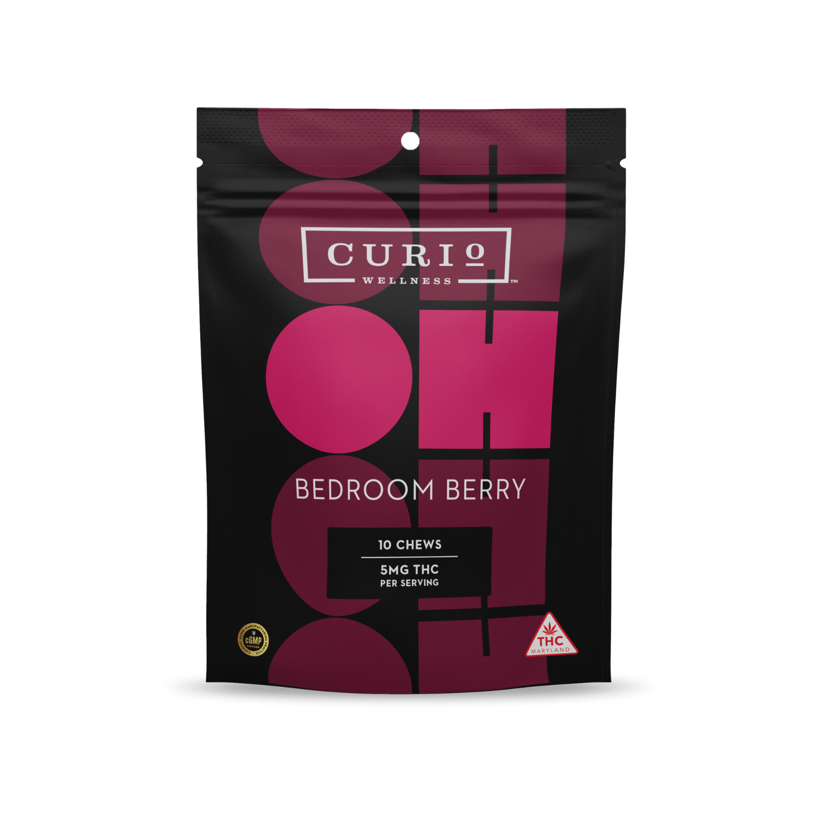 Curio Wellness - Missouri - OH! | Bedroom Berry Chews | 50mg | 10ct | 5mg/ea - 1