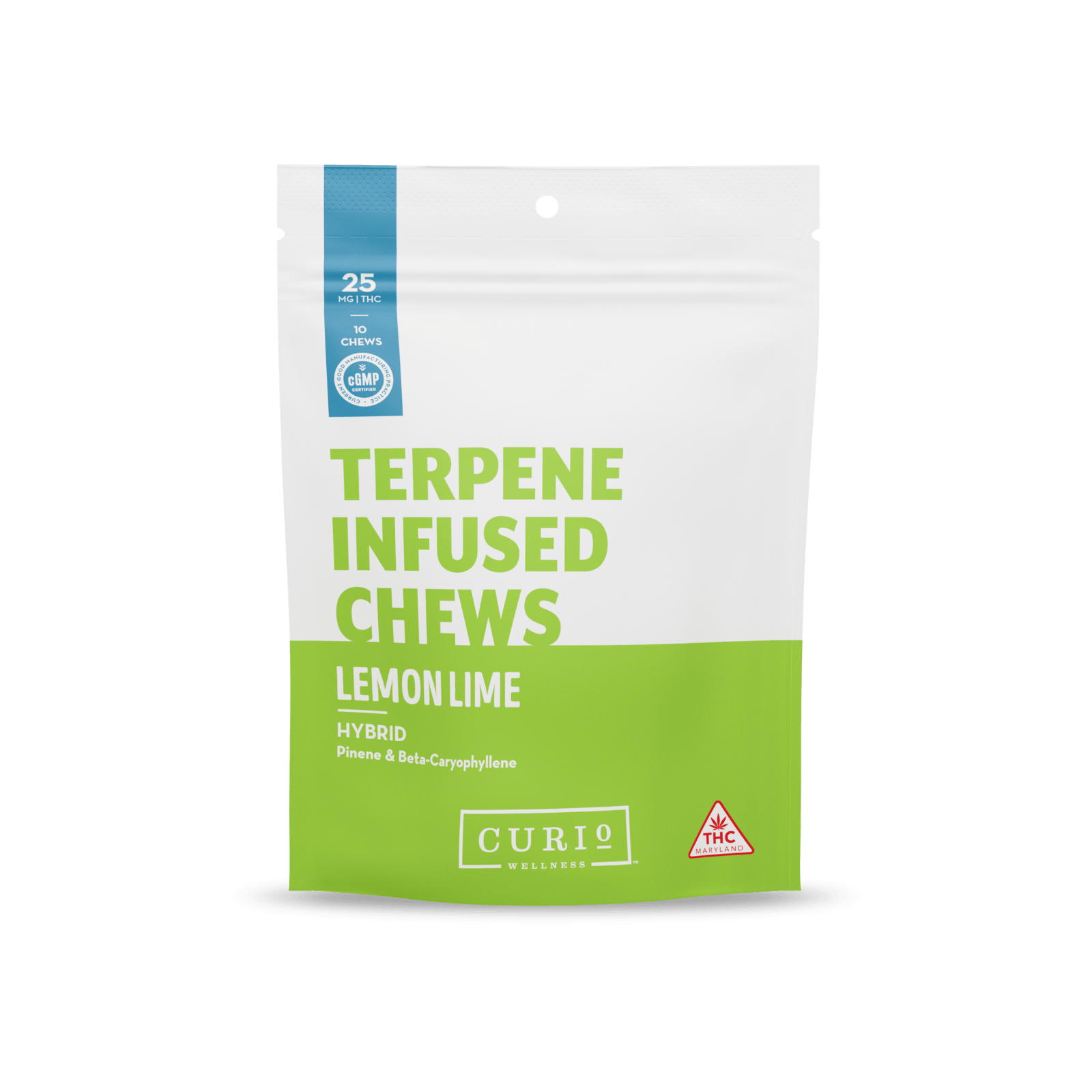 Curio Wellness - Missouri - Lemon Lime Chews | 250mg | 10ct | 25mg/ea - 1