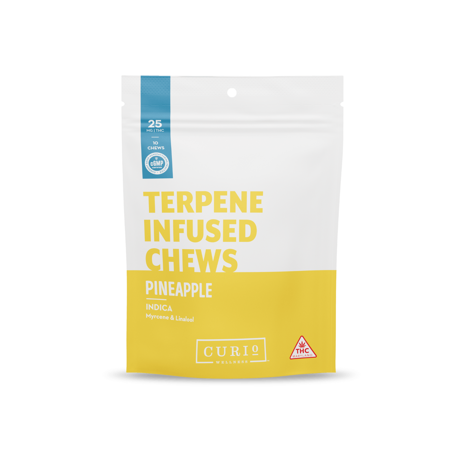 Curio Wellness - Missouri - Pineapple Chews | 250mg | 10ct | 25mg/ea - 1