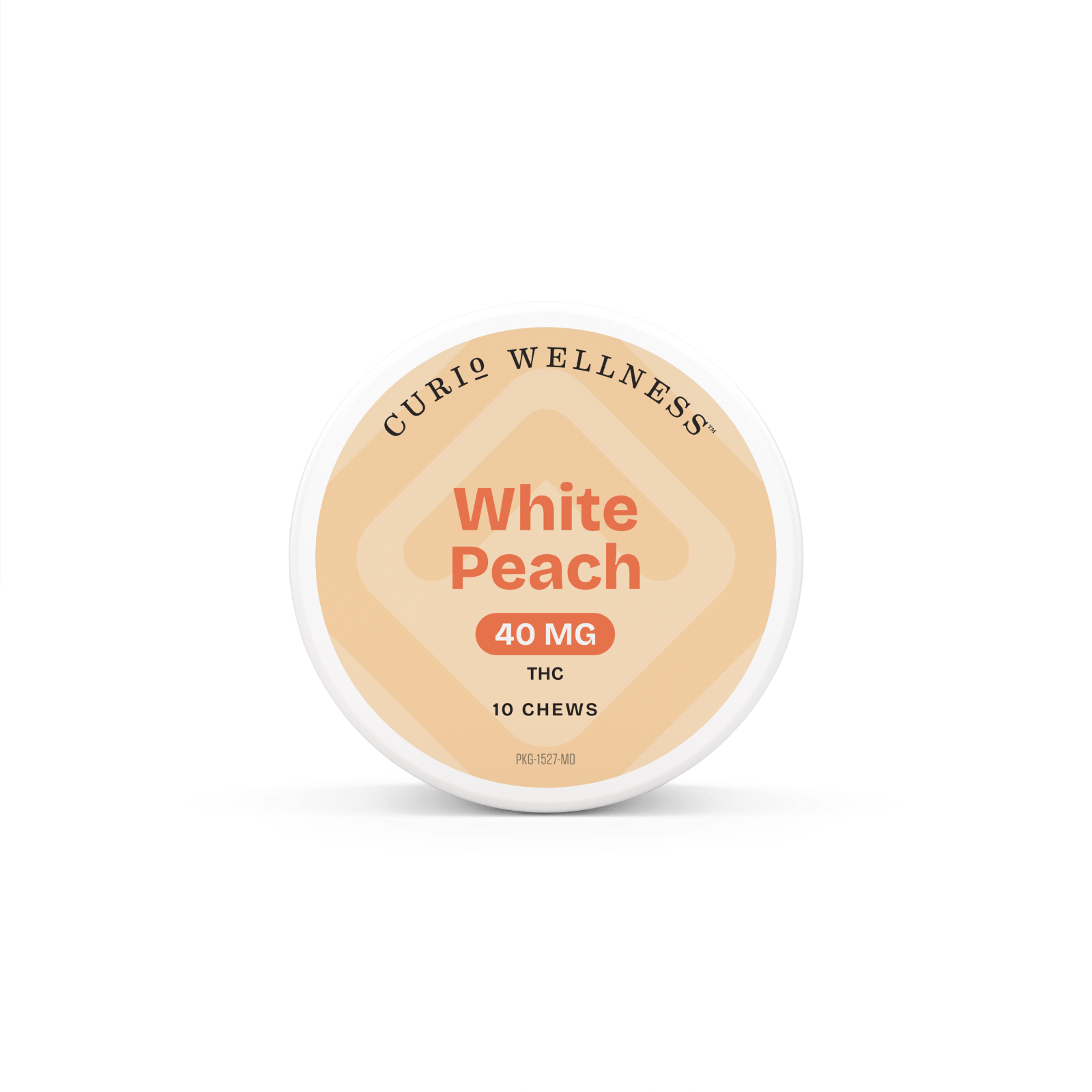 Curio Wellness - Missouri - White Peach Chews | 1000mg | 10ct | 40mg/ea - 1