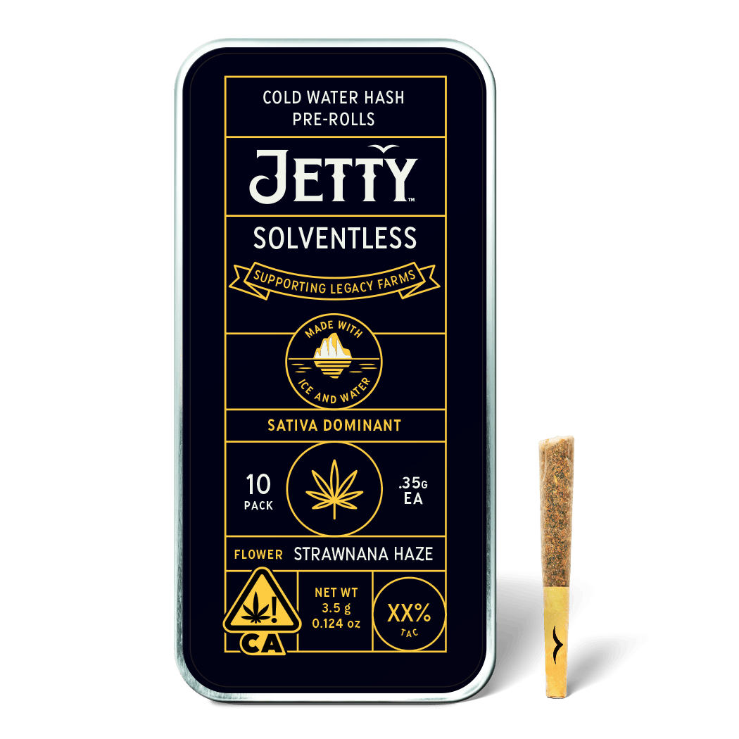 Jetty Extracts - Strawnana Haze | Live Rosin Infused Minis | 0.35g each | 10pk - 1