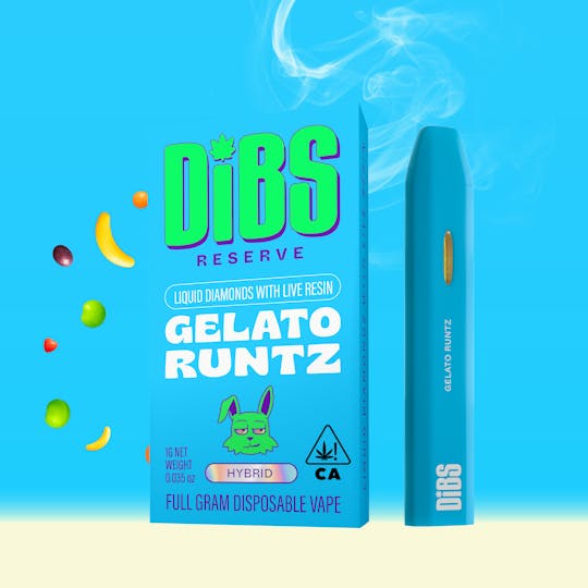 Dibs - Dibs - Melted Diamond Resin: Gelato Runtz (HYBRID) - 1g - 1