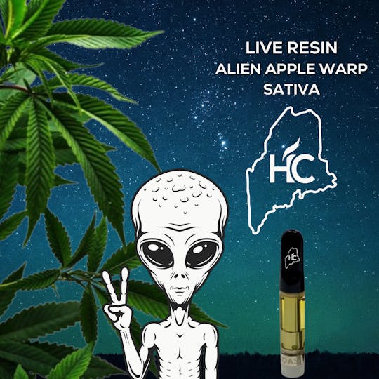 High Coast - High Coast 1G Live Resin Cartridge (ALIEN APPLE WARP) - 1