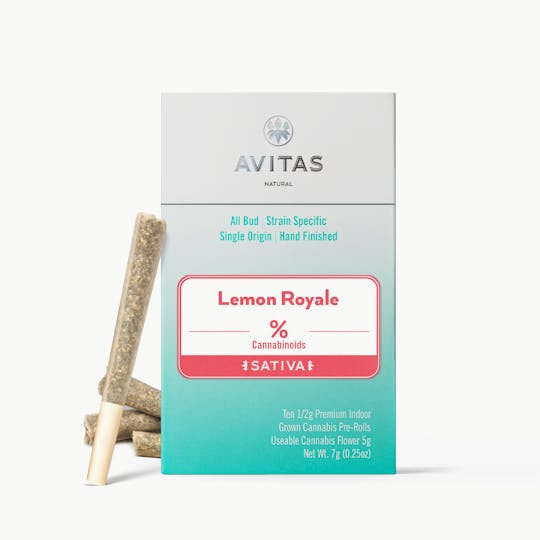 Avitas - Lemon Royale 10pk Pre-Roll 5g - 1