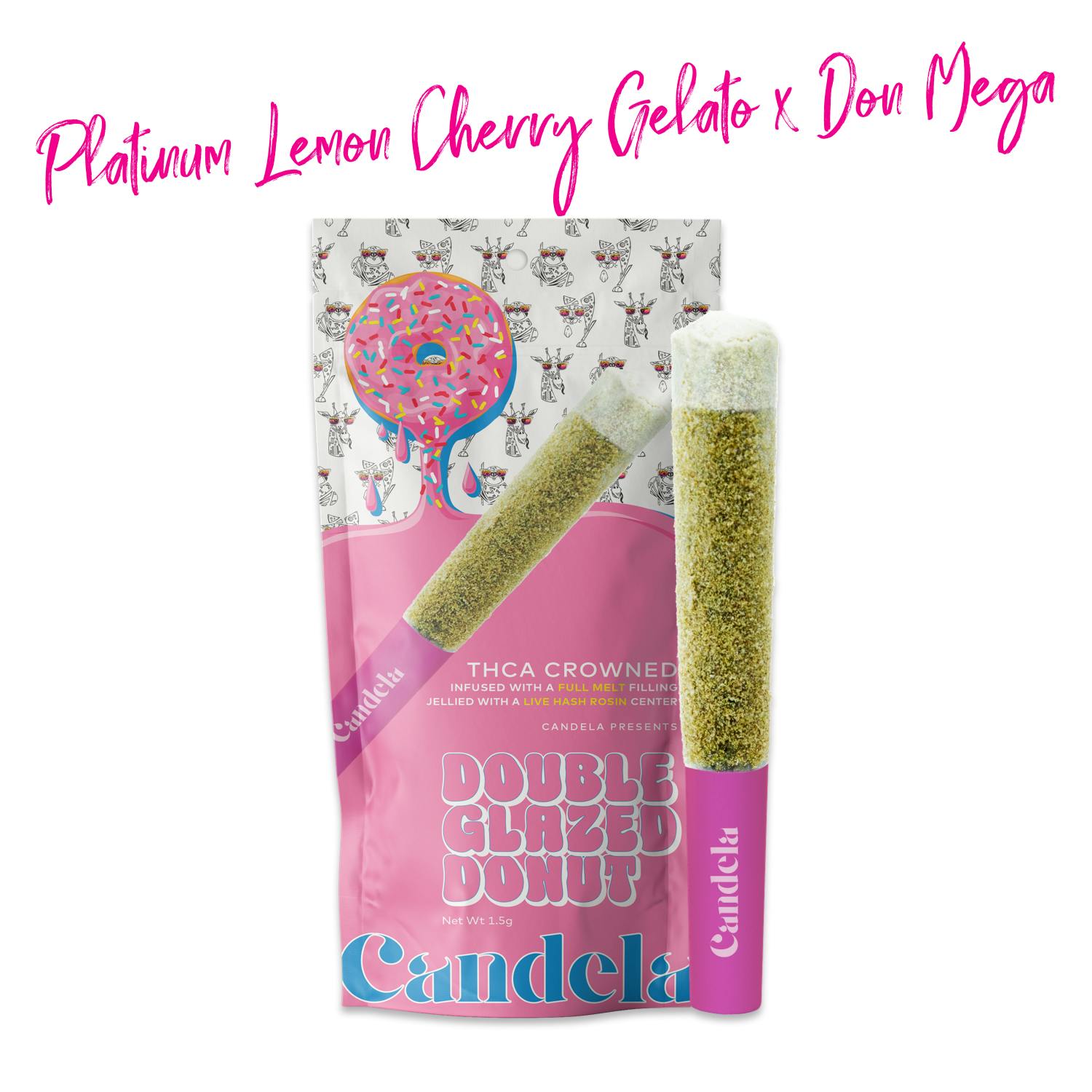 Candela - Candela Double Glazed Donut - Platinum Lemon Cherry Gelato x Don Mega - 1