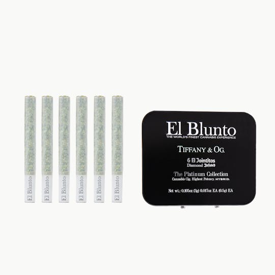 El Blunto by Albert Einstone's - El Jointito - 6-Pack - Tiffany & OG - 6 x .5G Diamond Infused - 1