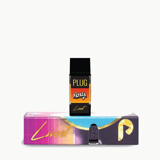 PLUGPLAY™ - VAPE - 1g PLUG™ LIVEST: Papaya - 1
