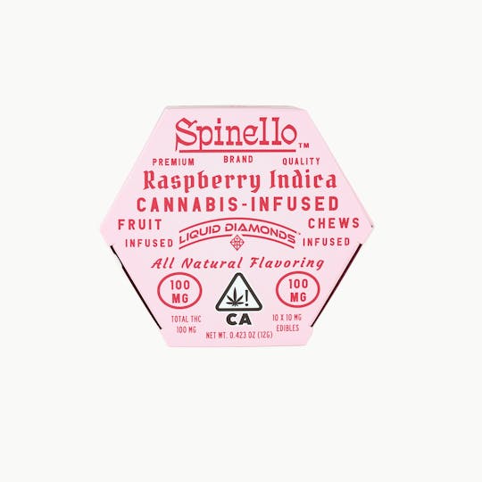 Spinello Brand - Spinello Raspberry Indica Fruit Chew - 1