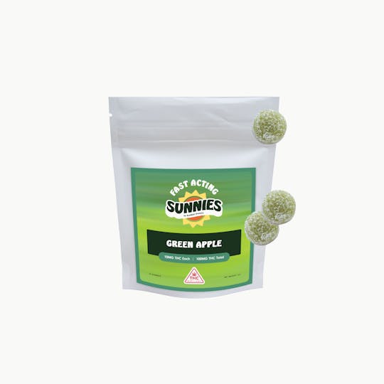 SunMed Growers - Green Apple Nano Gummies Edible 100mg - 1