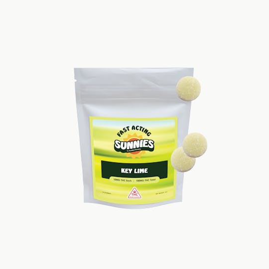 SunMed Growers - Key Lime Nano Gummies Edible 100mg - 1